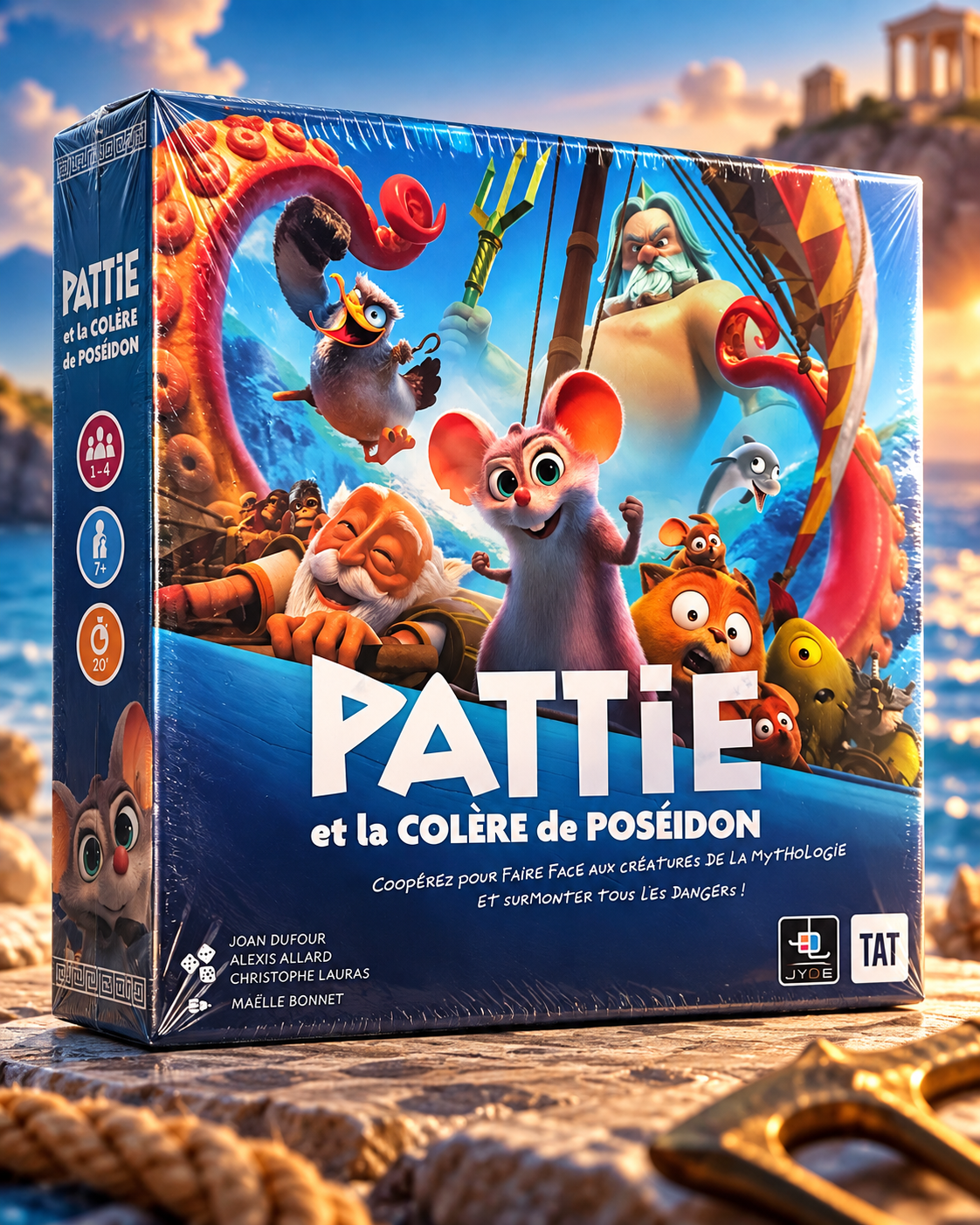 Pattie et la Colère de Poséidon – jeu coopératif, vue 2
