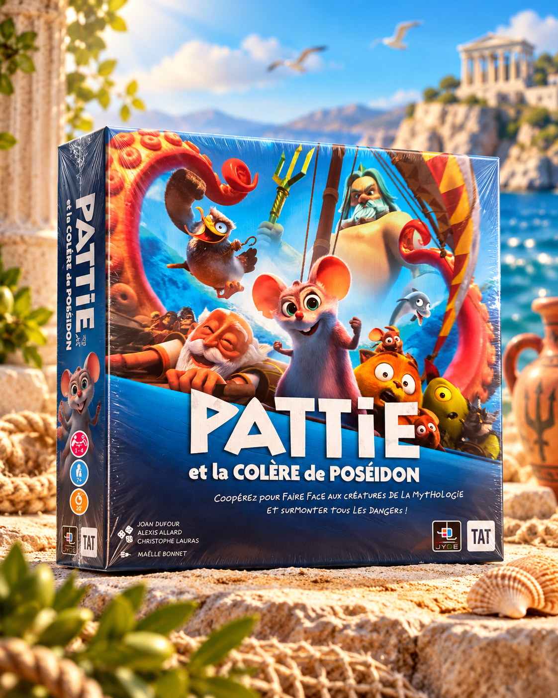 Pattie et la Colère de Poséidon – jeu coopératif, vue 3