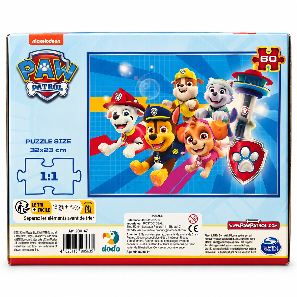 Puzzle Pat' Patrouille Dodo 60 pièces – vue 2
