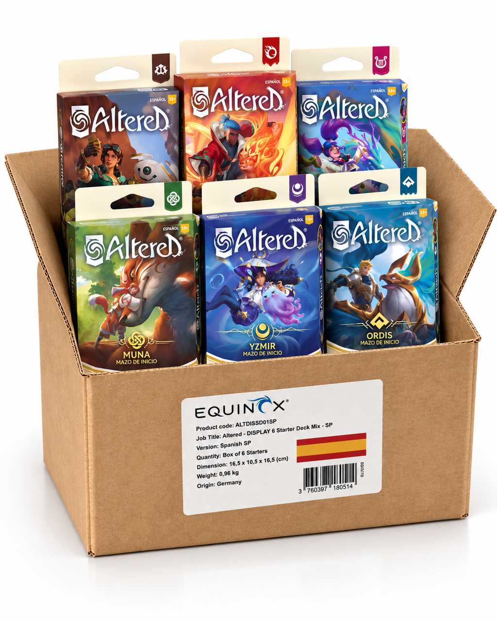 Altered six decks de démarrage en espagnol - assortiment