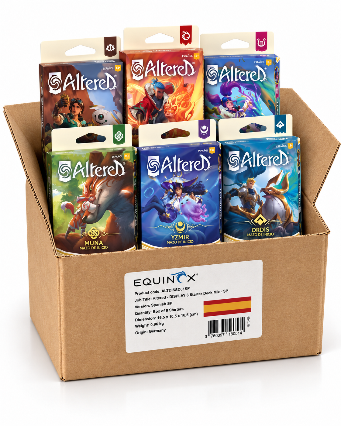 Altered six decks de démarrage en espagnol - assortiment