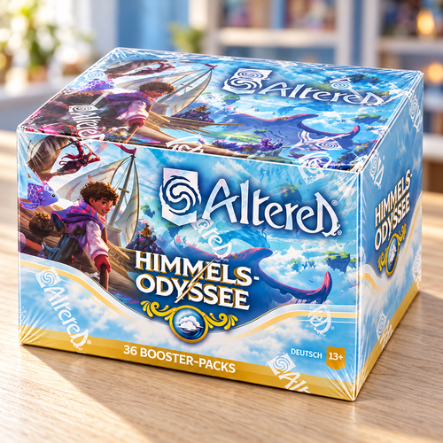 Altered Himmels-Odyssee – display scellé 36 boosters allemand en ambiance