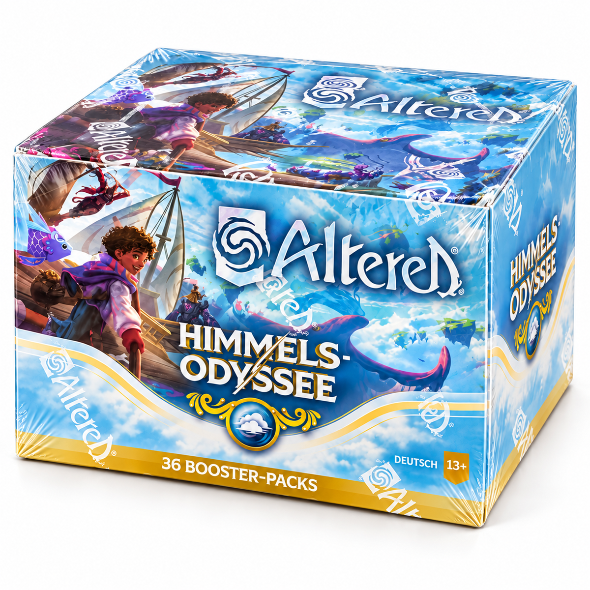 Altered Himmels-Odyssee – display scellé 36 boosters allemand sur fond blanc