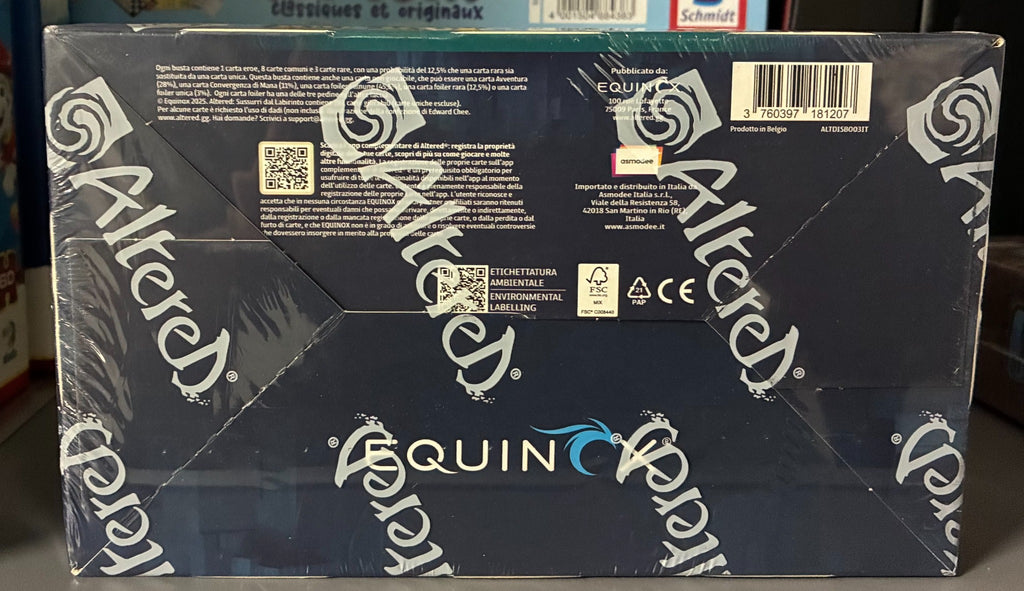 Dos original du display Altered Sussurri dal Labirinto avec EAN et informations éditeur