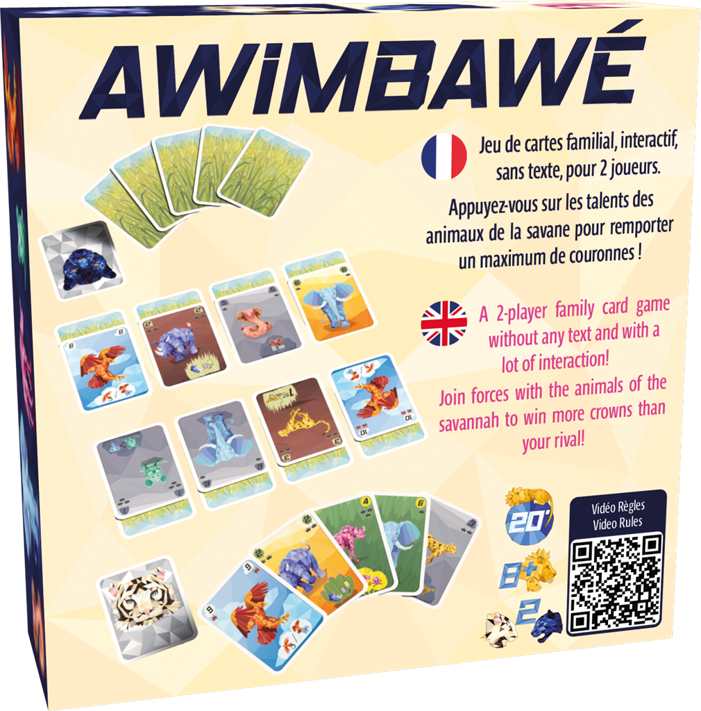 Awimbawé – jeu de plis pour 2 joueurs