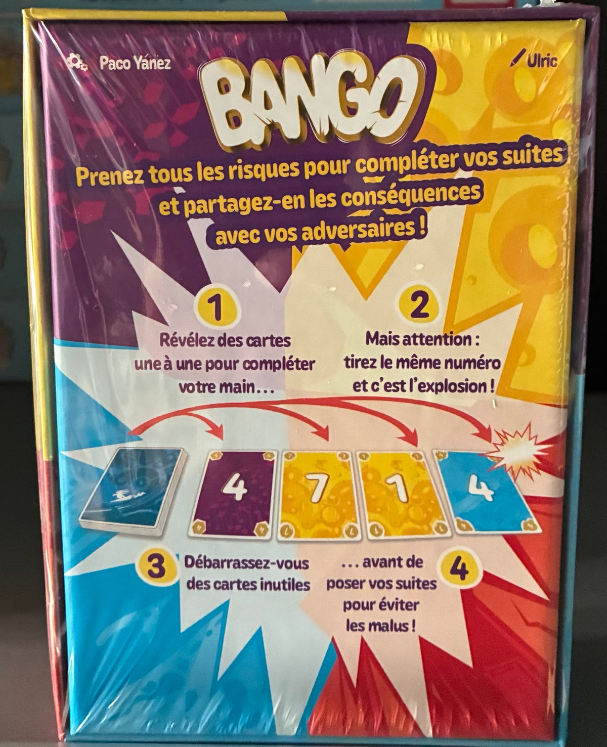 Bango Funnyfox – dos de la boîte et principe du jeu