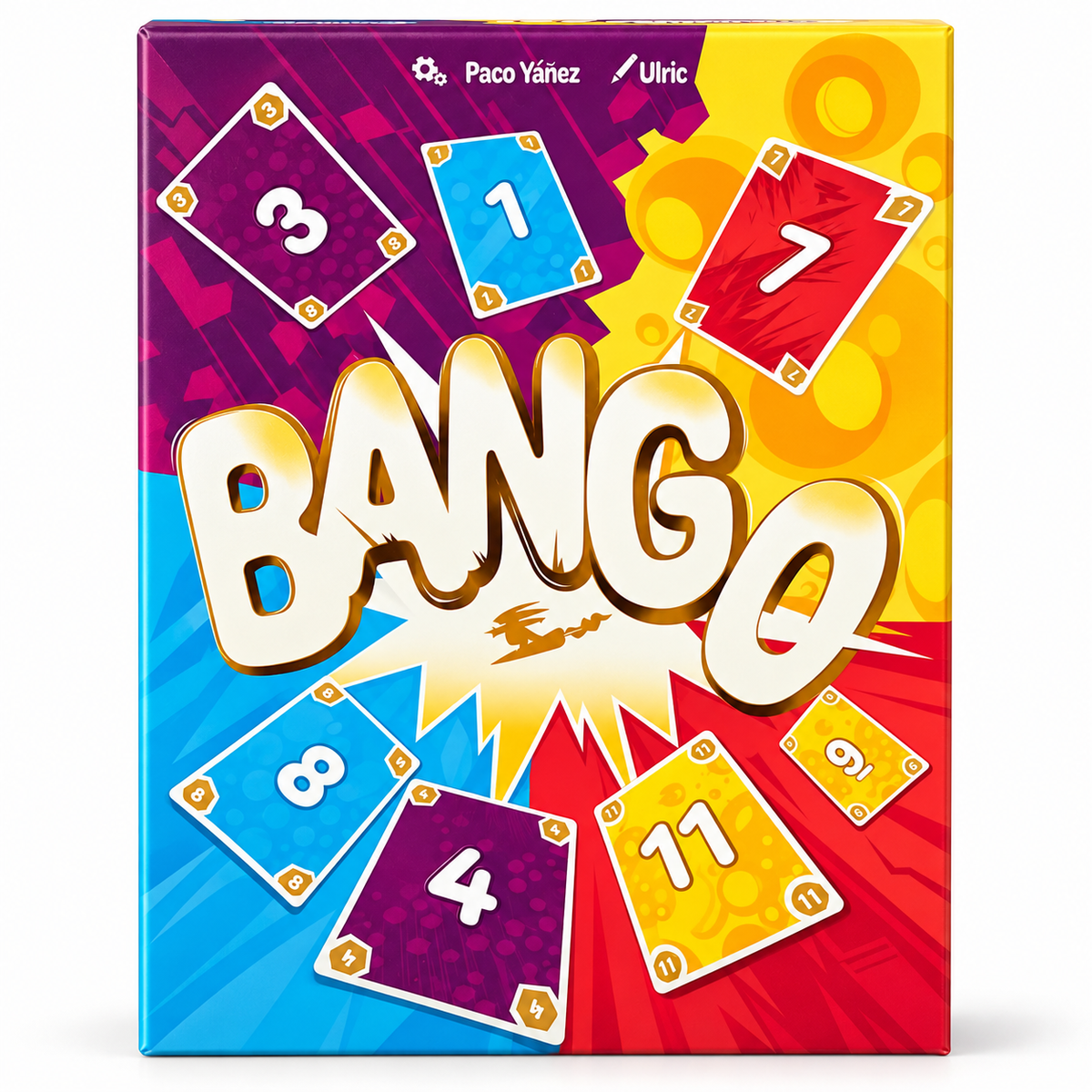 Bango Funnyfox – boîte du jeu de cartes sur fond blanc