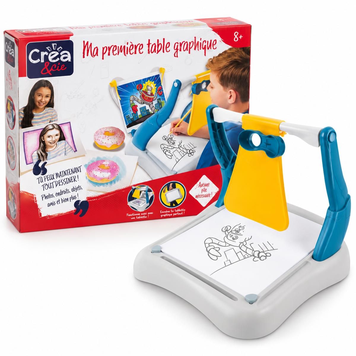 Crée & Cie Ma première table graphique avec son carton