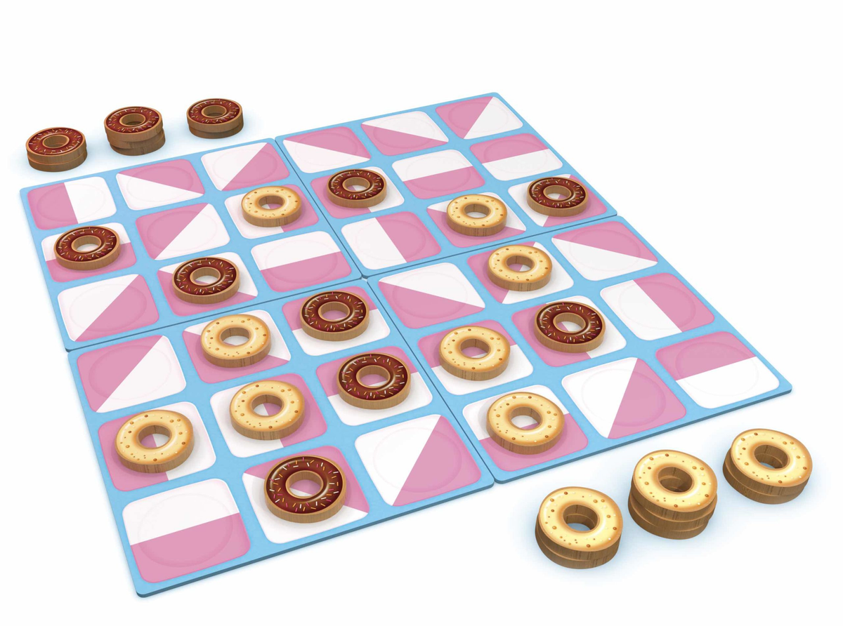 Donuts, jeu de stratégie pour 2 joueurs