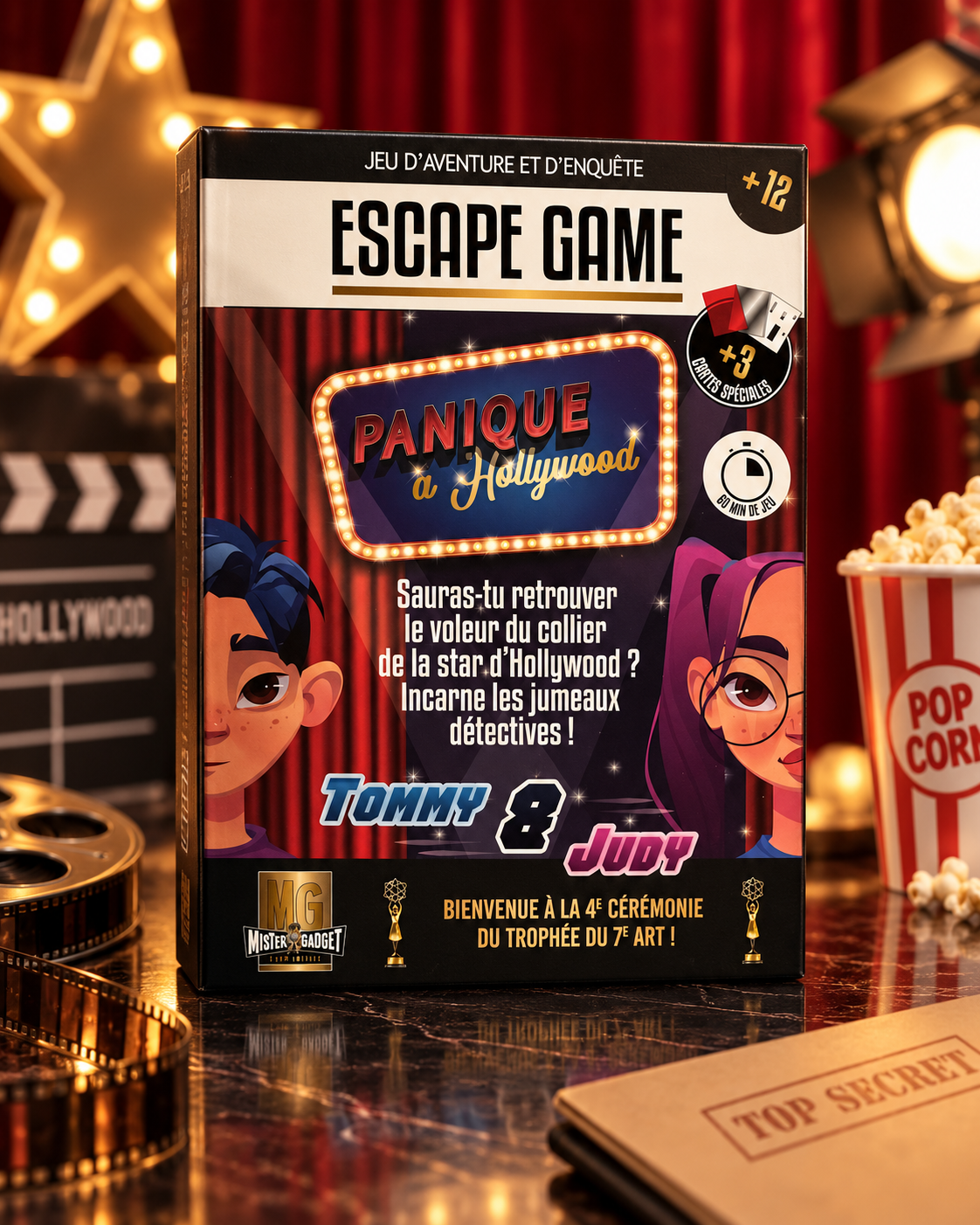 Escape Game Panique à Hollywood - mise en scène cinéma