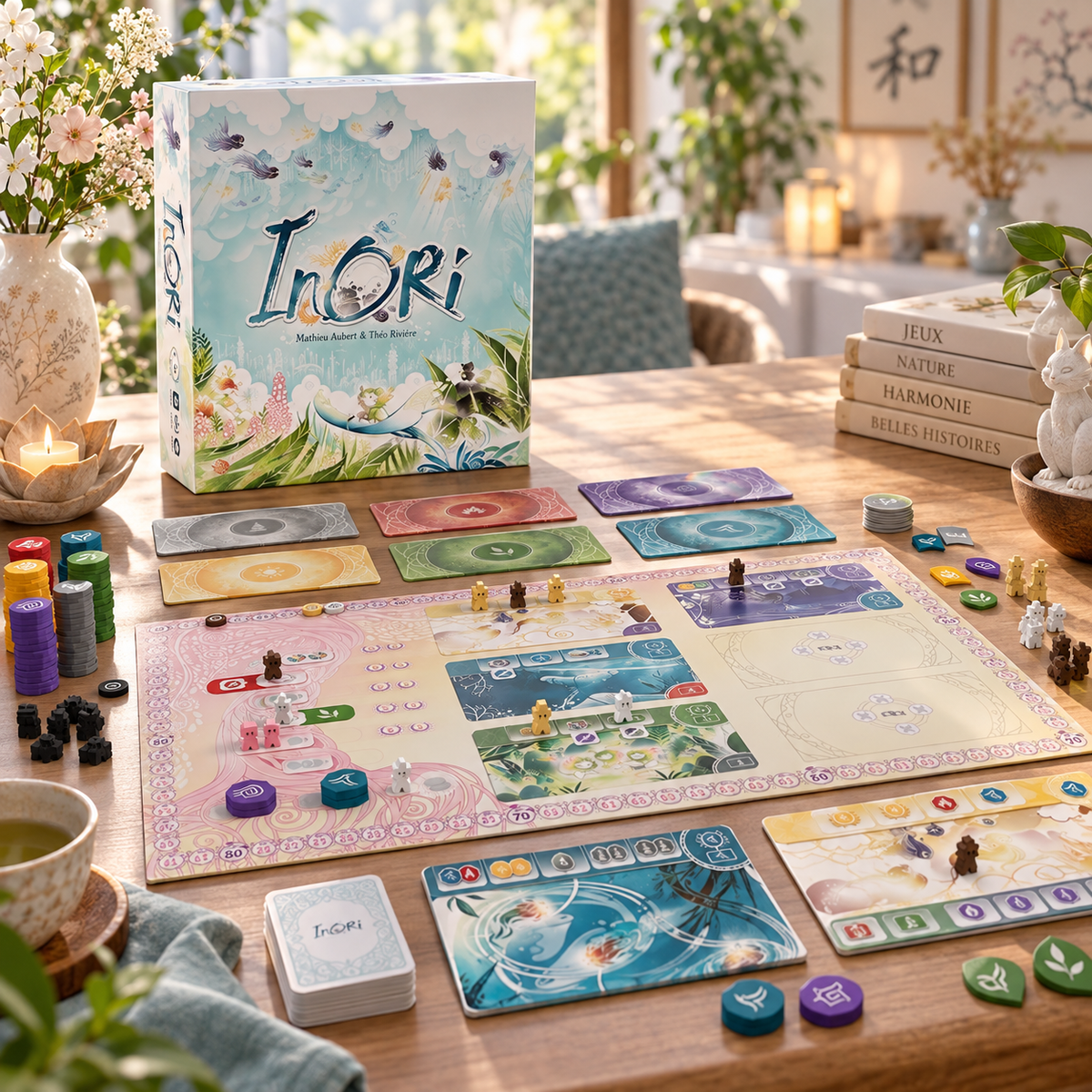 Inori - jeu de société dans une ambiance chaleureuse et féerique