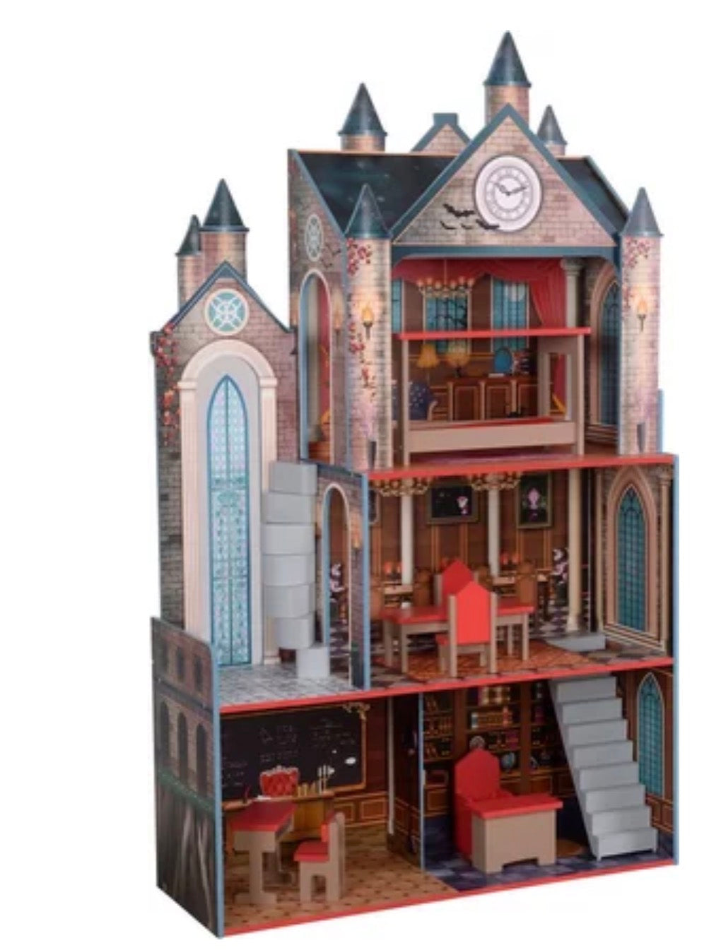 Le Manoir des Sorciers maison de poupée fantastique vue de face