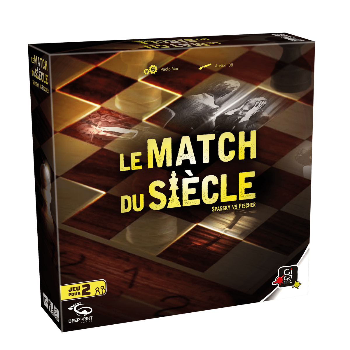 Le Match du Siècle – jeu de duel Fischer contre Spassky, 2 joueurs