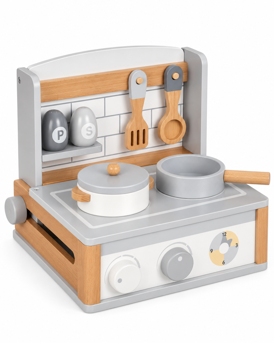 Ma Cuisine Nomade en bois avec accessoires