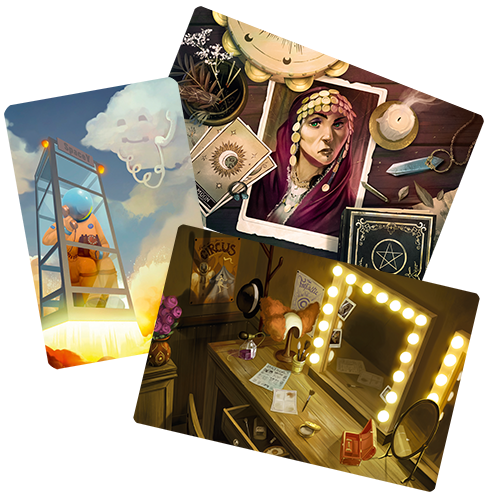 Mysterium Park, jeu coopératif d'enquête, 2 à 6 joueurs