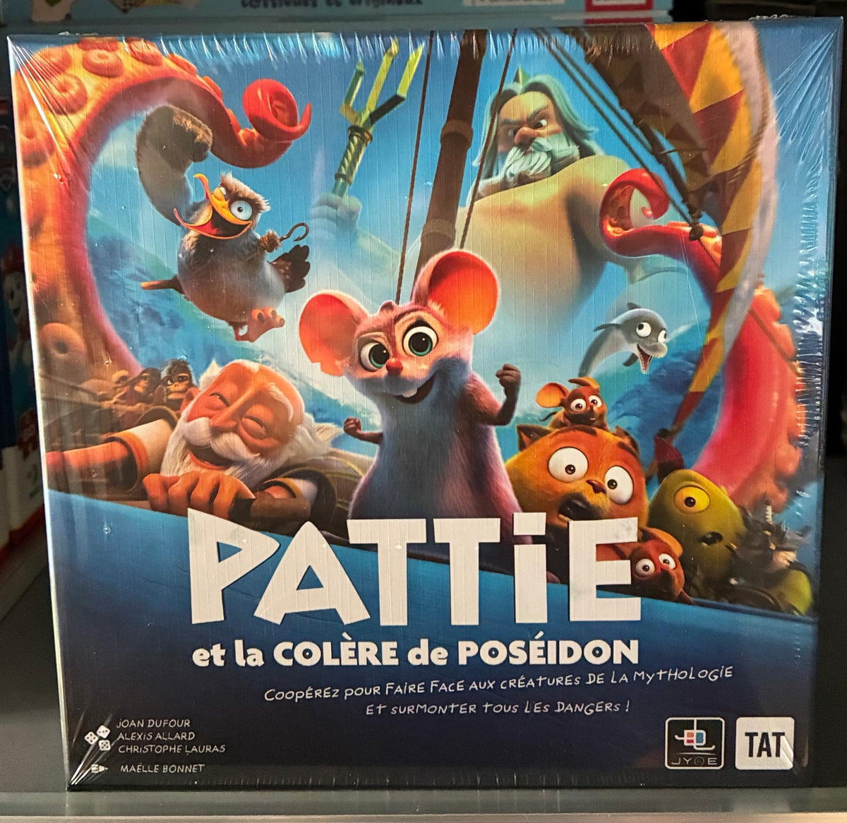 Pattie et la Colère de Poséidon – boîte face avant