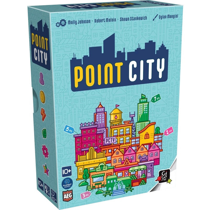 Point City – jeu de cartes d'engine-building, 1 à 4 joueurs