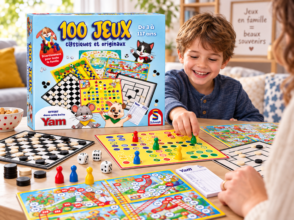 Schmidt 100 Jeux classiques et originaux - jeu en famille
