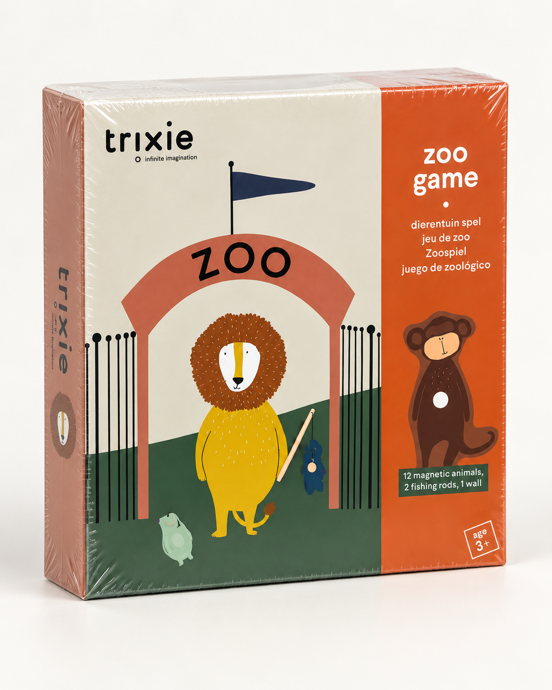 Trixie Zoo Game - boîte neuve sous film vue en angle
