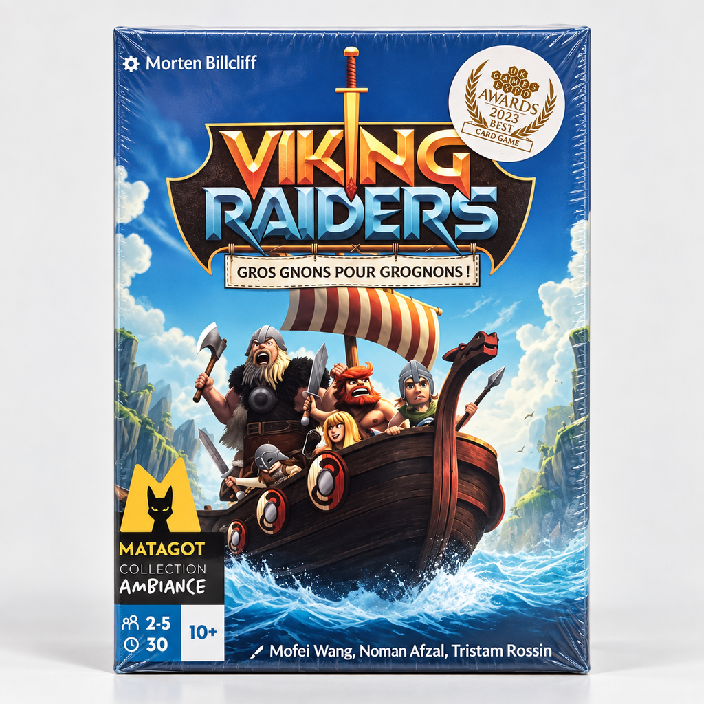 Viking Raiders Matagot - boîte du jeu sous blister